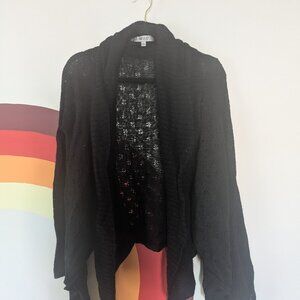 Jennifer Lopez Black Knit Cardigan